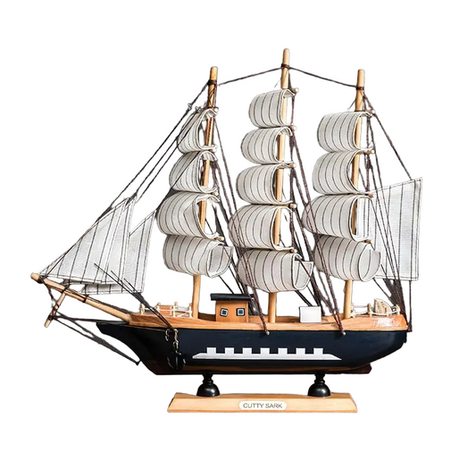 Mediterranean Dreams Wooden Sailboat Model - Silent Mary-A Edition