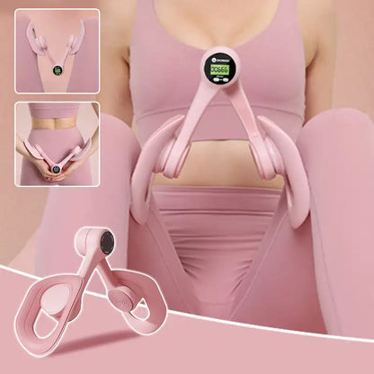Smart Counting Pelvic Muscle Thigh Exerciser Pink