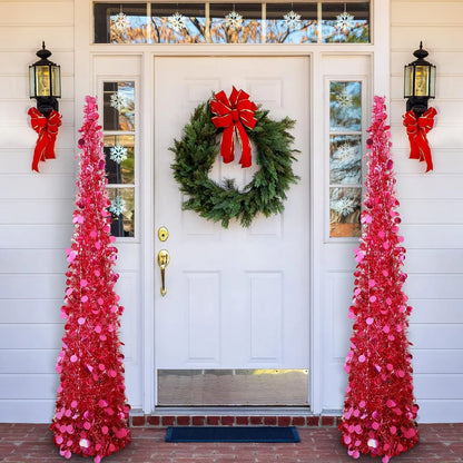 Red White Pop-Up Christmas Tree