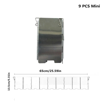 Plates Gas Stove Wind Shield Outdoor Camping Picnic Cooking Burner Windproof Screen Aluminum Alloy Wind Screen