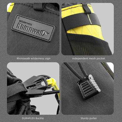 Insulated Handlebar Tool Bag 1L Nylon Carrier Pouch Yellow