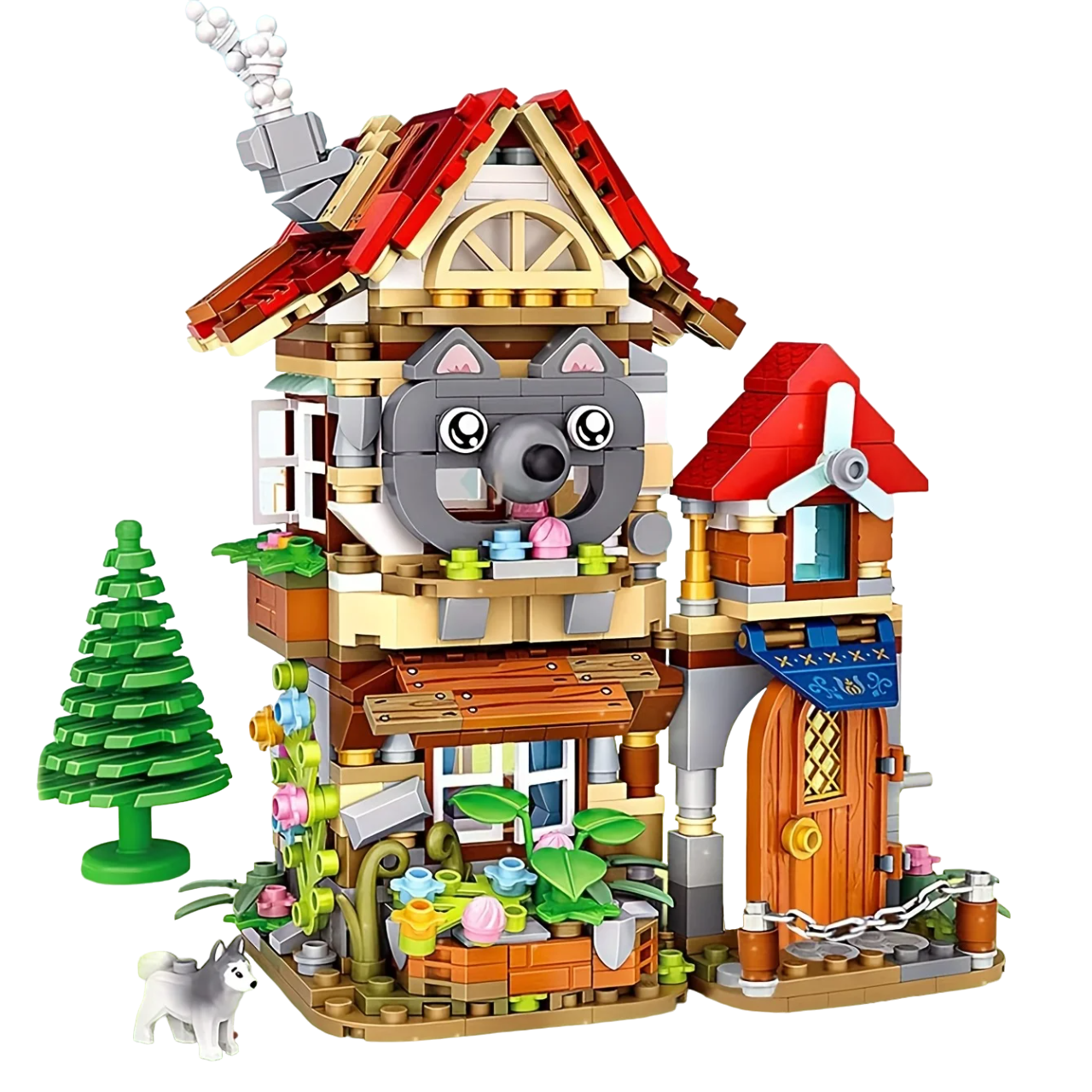 Mini Forest Cabin Street View