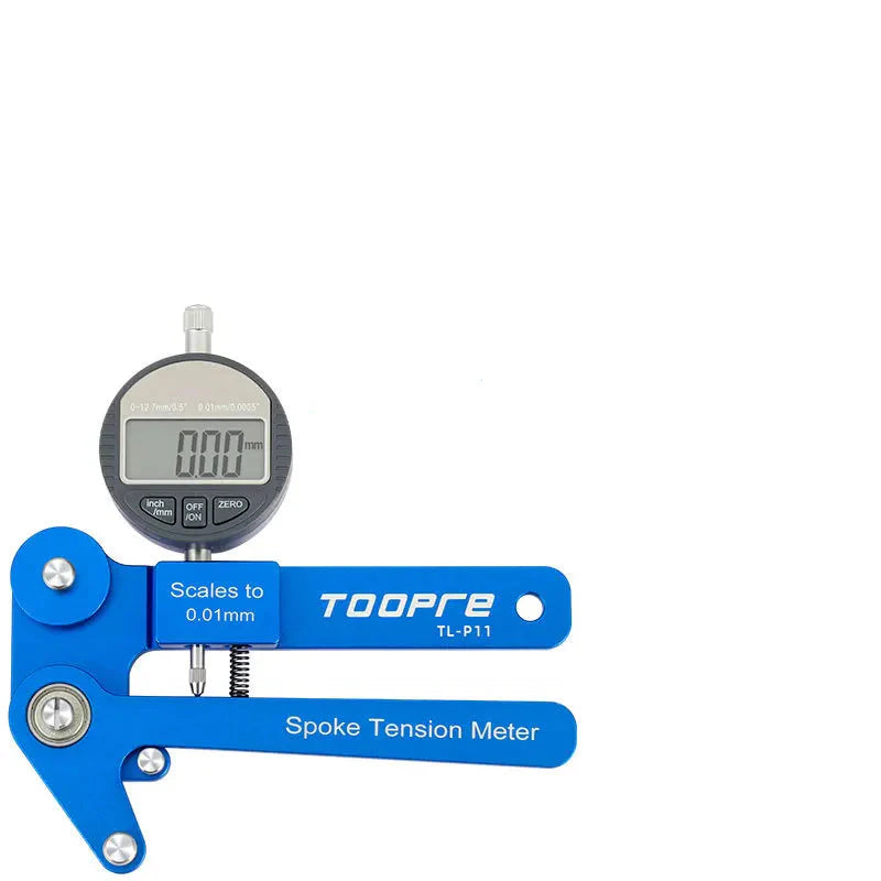 Digital Mechanical Bicycle Spoke Tensiometer Rim Alignment Blue
