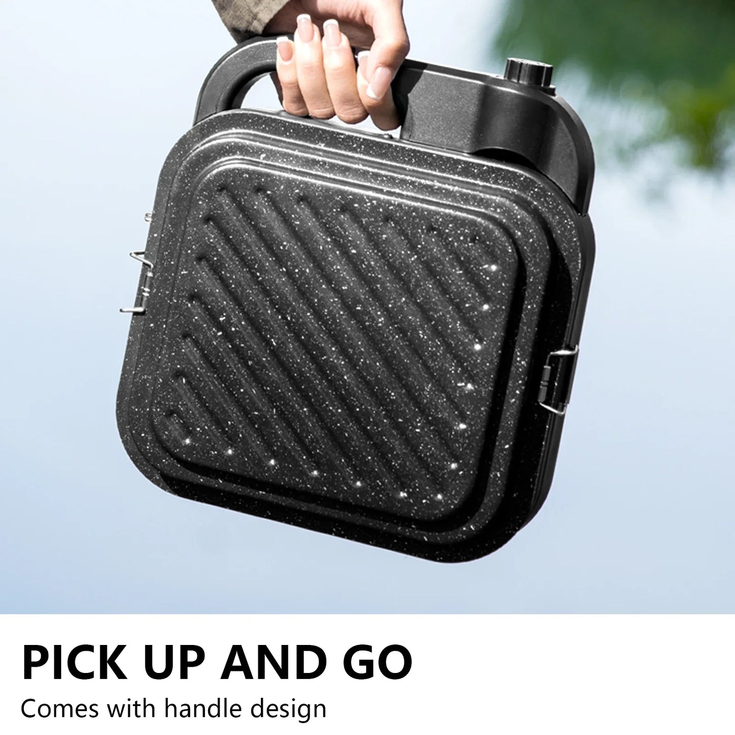 4200W Camping Gas Stove Black