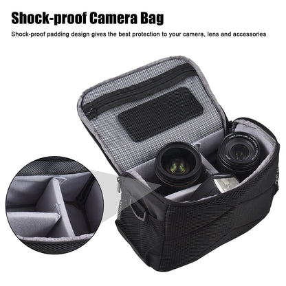 Camera Shoulder Bag Travel Case Black