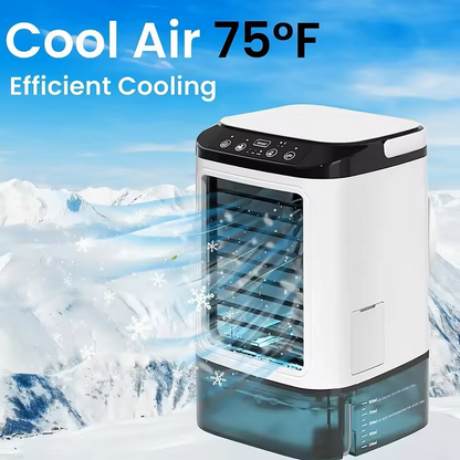 Portable Air Cooler Fan Dual Spray Ultrasonic Atomization