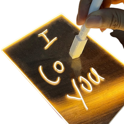 Note Board Creative Led Night Light USB Message Board Holiday Light With Pen Gift For Children Girlfriend Decoration Night Lamp