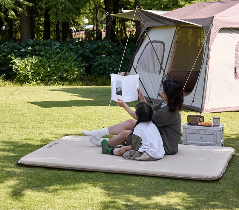 Self-Inflating Air Mattress 3cm Thick Folding Mat Khaki