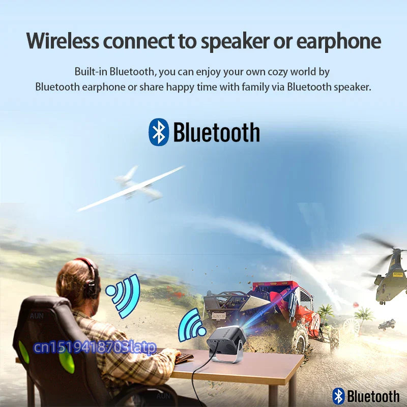 MINI Projector WIFI Portable Home Theater