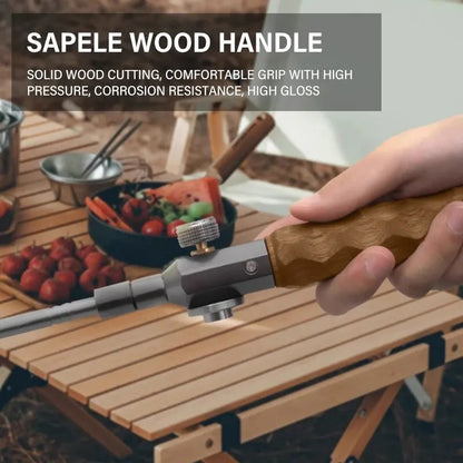 Three-Stage Outdoor Gas Burner Torch Silver