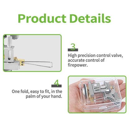 1940W Camping Gas Stove Silver