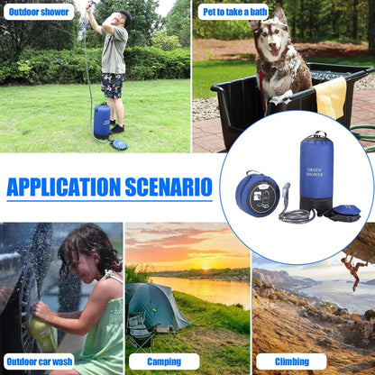 Pressure Shower with Foot Pump