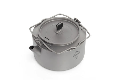 Ultralight Titanium Camping Kettle Outdoor Tea & Coffee Pot Grey