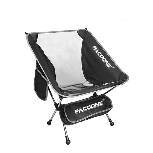 Camping Folding Moon Chair Black
