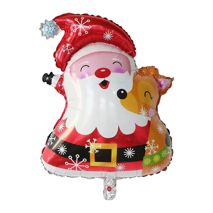 Cheerful Santa Claus Foil Christmas Balloon - 70x51cm