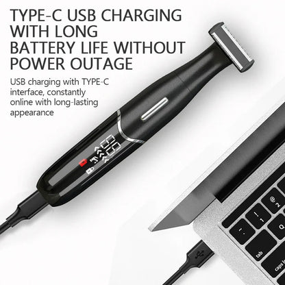 Precision Body And Intimate Area Shaver USB C Rechargeable Wet & Dry Black