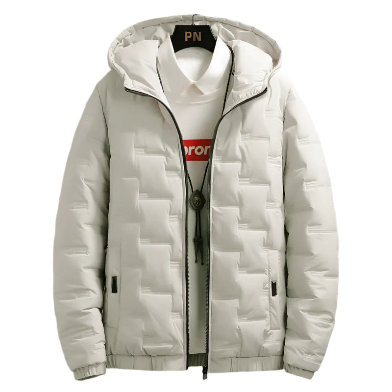 Winter Men's Hooded Down Jacket Thick Puffer