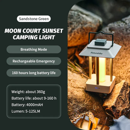 Ultralight Portable Camping Lamp Outdoor Tent Lantern Green