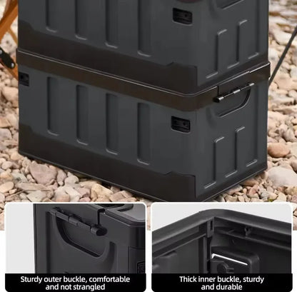 Foldable Camping Storage Box Waterproof Black