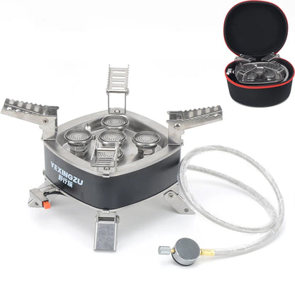 12800W Outdoor Camping Gas Stove Grey