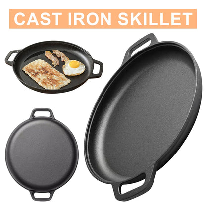 Non-Stick Camping Cast Iron Frying Pan
