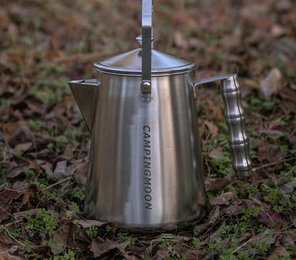 Camping Tea Kettle 1.86L with Titanium Plating Silver