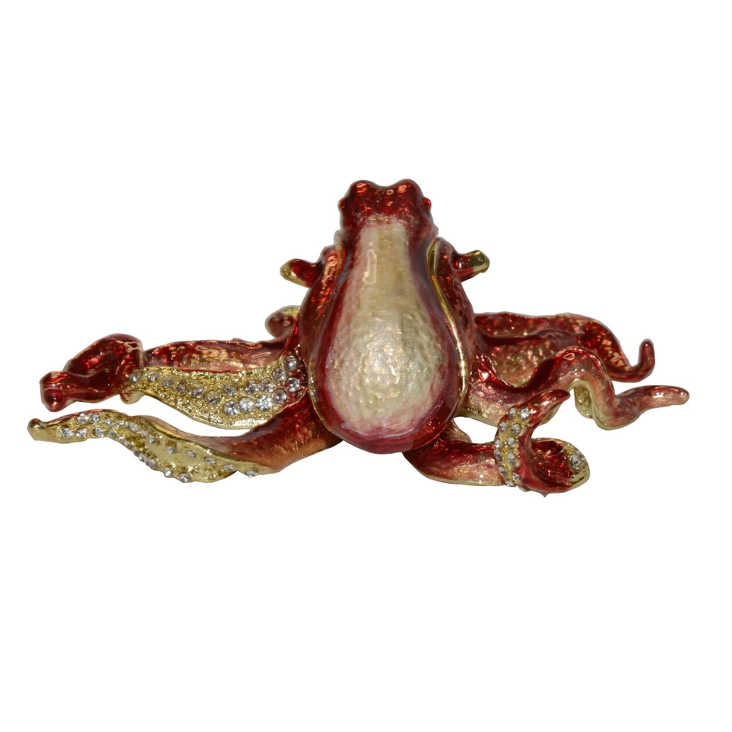 Octopus Bejeweled Enamel Trinket