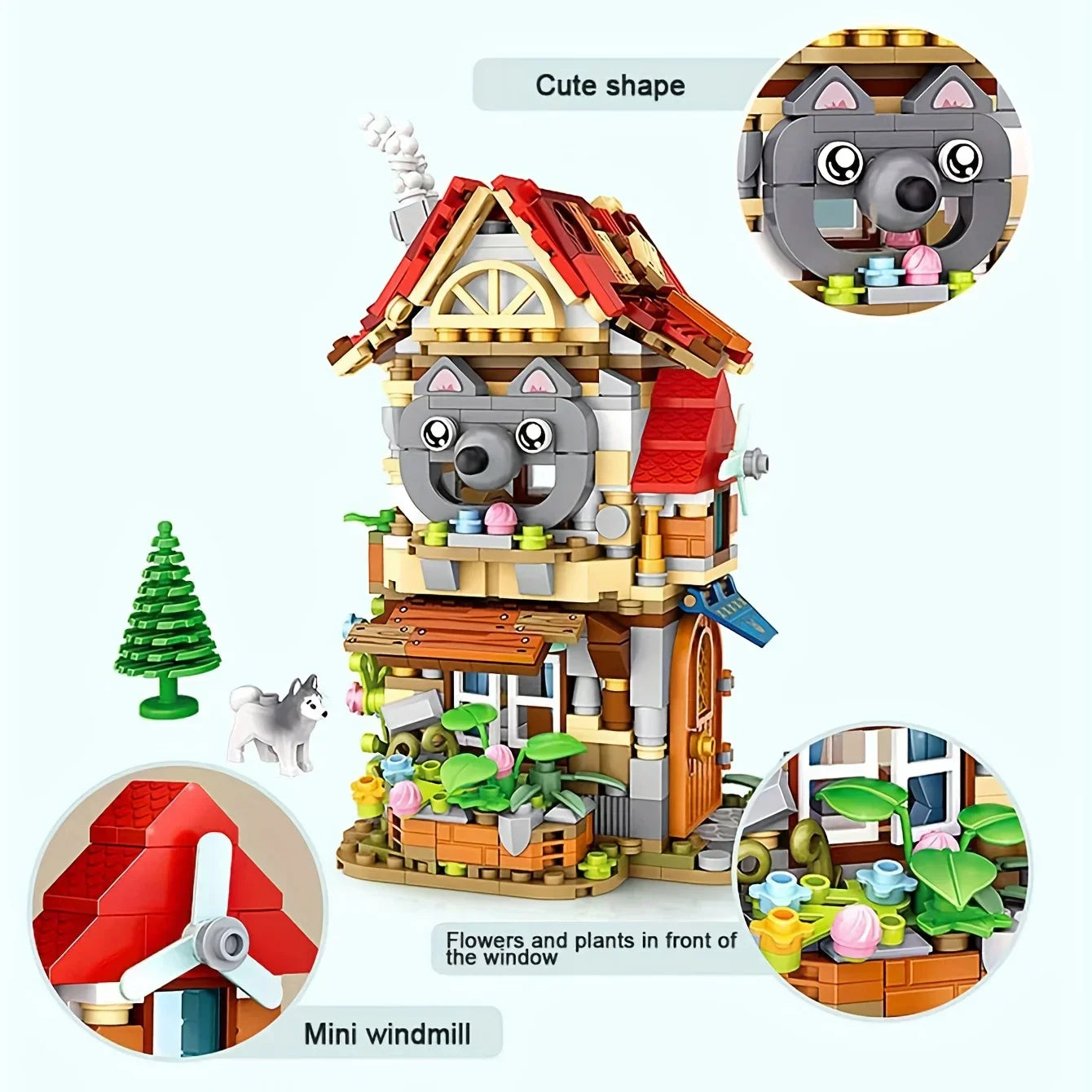 Mini Forest Cabin Street View