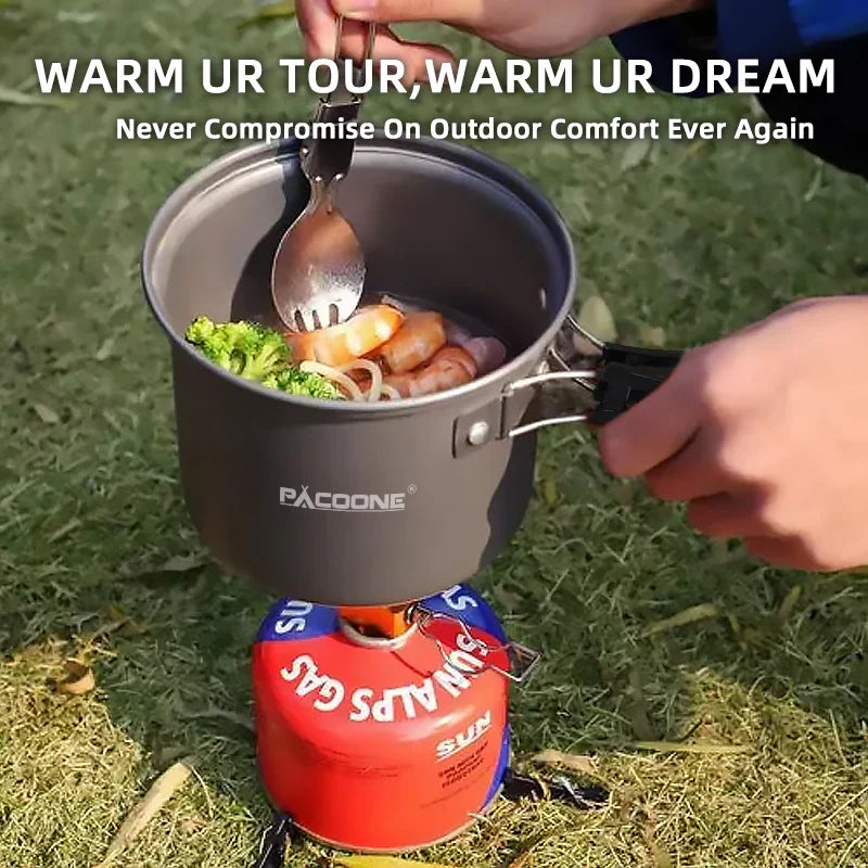 Camping Cookware Set Portable
