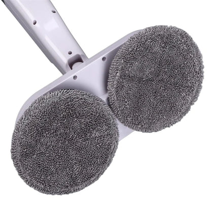 Wireless Electric Spin Mop Cleaner 2-in-1 Wet & Dry Floor Scrubber White