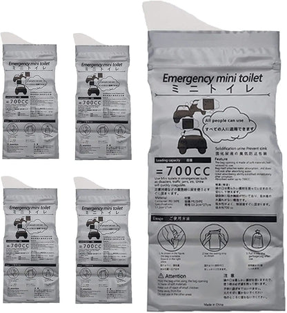 4PCS Outdoor Emergency Urine Bag