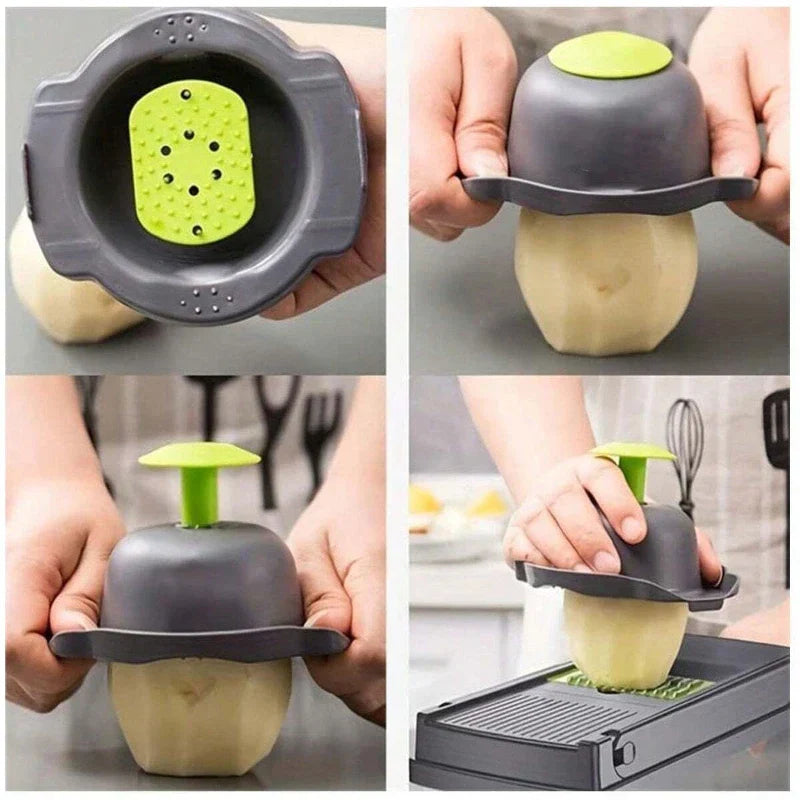 16 Pieces/Set Multifunctional Vegetable Chopper