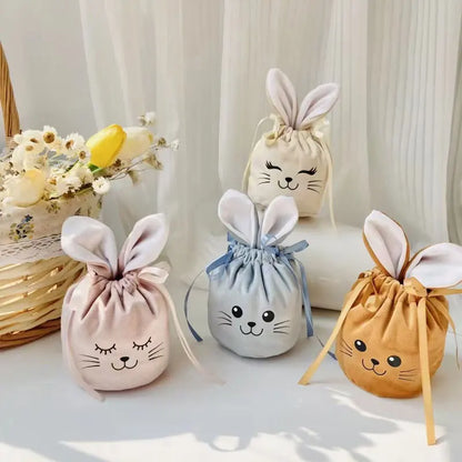 24 Pcs Velvet Drawstring Gift Bags