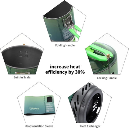 2200W Outdoor Gas Cooking System Green