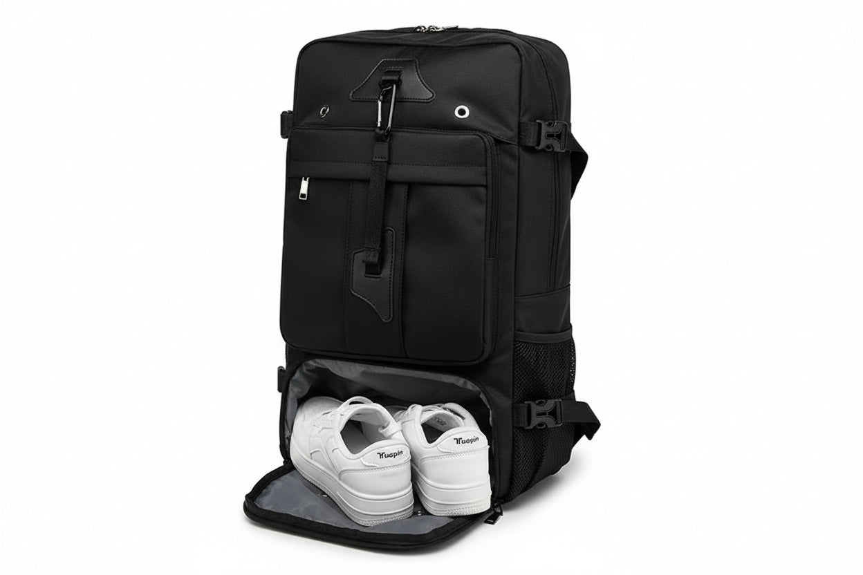 55L Waterproof Travel Backpack with Laptop Compartment