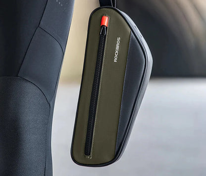 1.7L Bicycle Frame Tube Bag Reflective Green