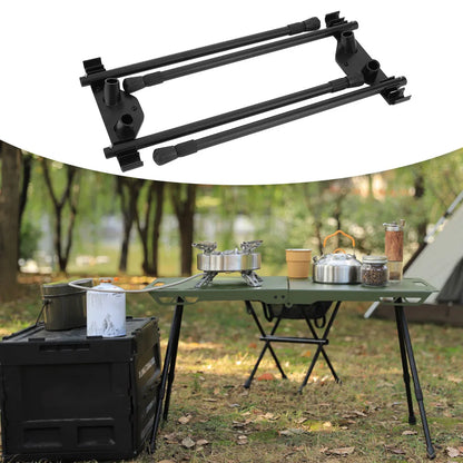 Folding Camping Table Legs - Adjustable Metal