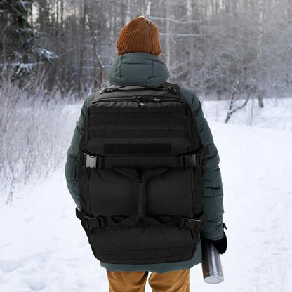 3-in-1 Travel Duffel Bag Convertible Black