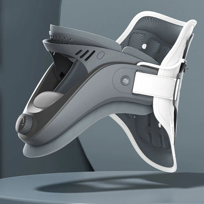 Cervical Neck Traction Device with Airbag Support Ergonomic Brace Black