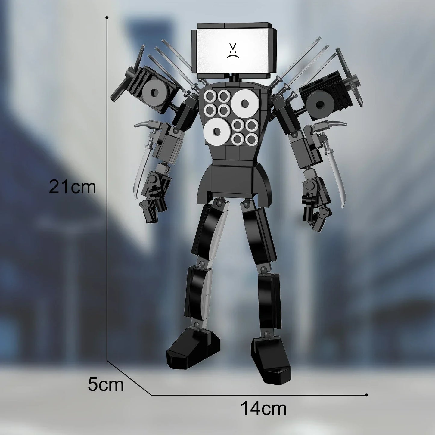 199pcs Titan Robot 2 in 1 Building Blocks