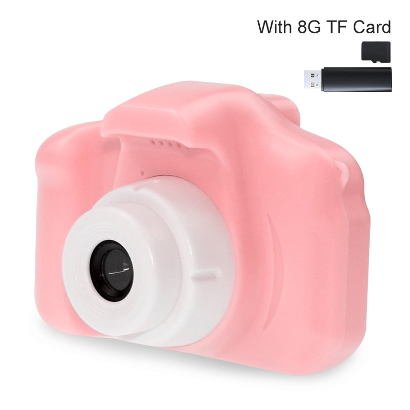 Mini Cartoon Photo Camera Toys 2 Inch HD Screen Childrens Digital Camera Video Recorder Camcorder Toys for Kids Girls Gift