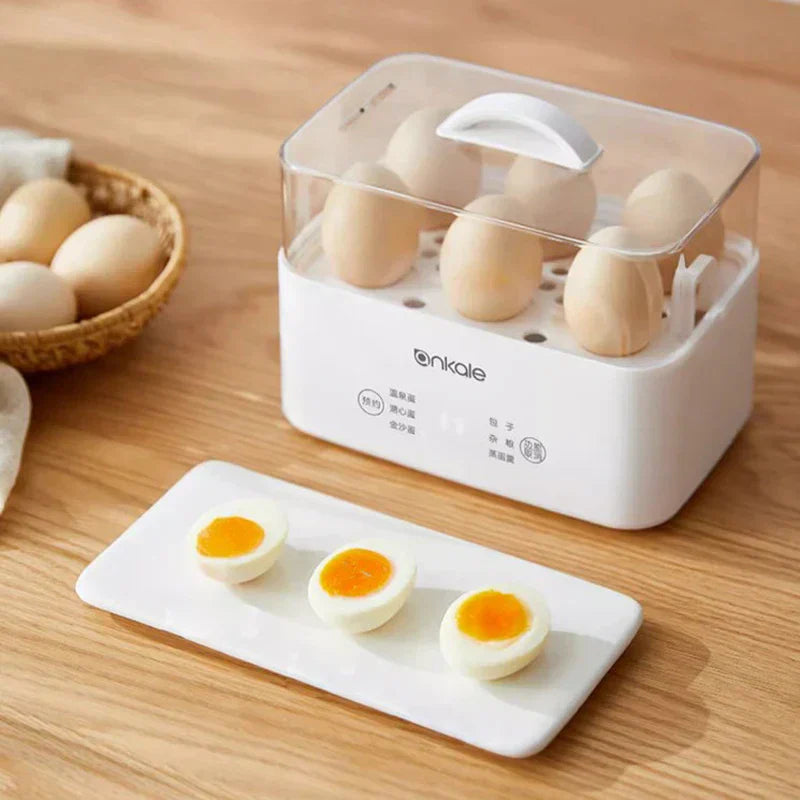 Multi-Function Electric Egg Cooker: Boil, Steam, and Omelette Maker