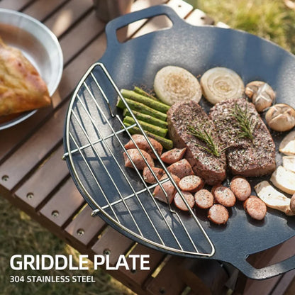 Stainless Steel Camping Net and Steam Rack