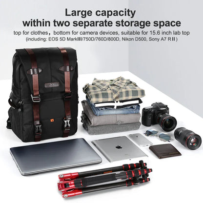 Rainproof Photography Backpack for Cameras