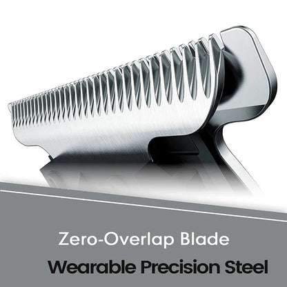 Professional Cordless Hair Clipper  T Blade 0mm Bald Trimmer Green