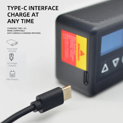 Mini Electric Bike Pump 120 PSI Pocket-Sized Tire Inflator Black