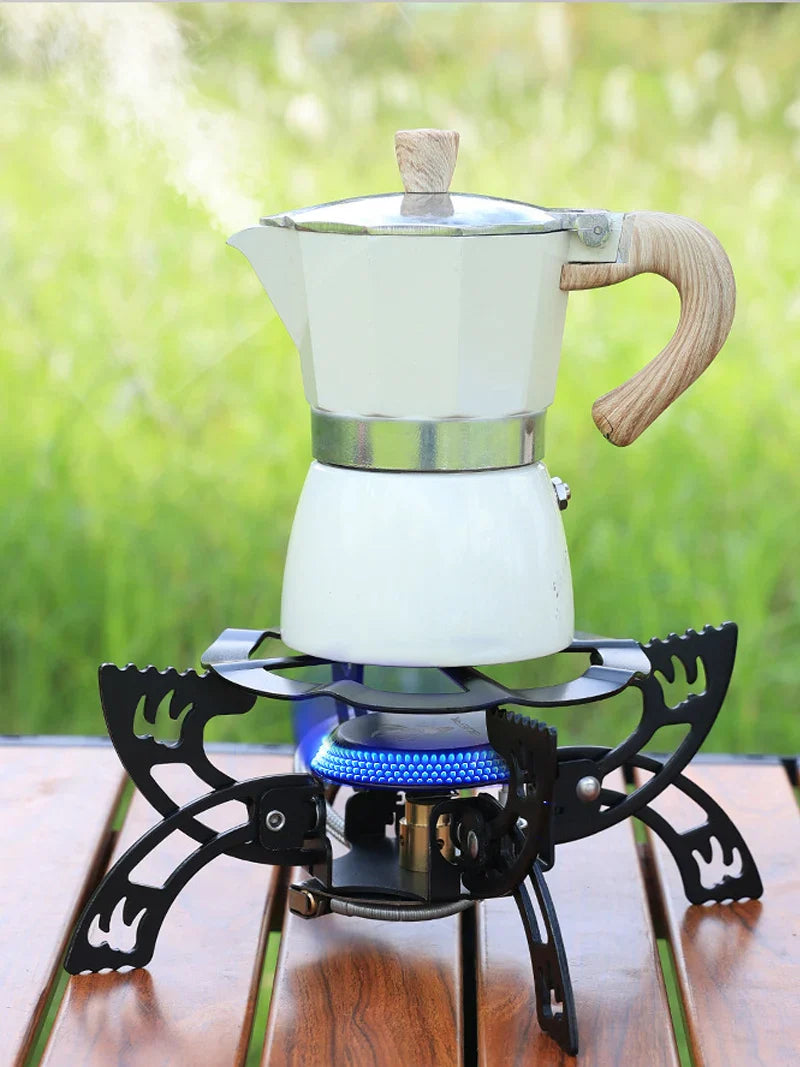 Folding 3800W UFO Camping Stove Black