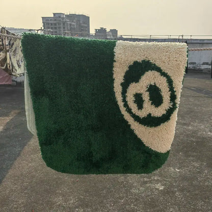 Green 8 Ball Non-slip Carpet Doormat
