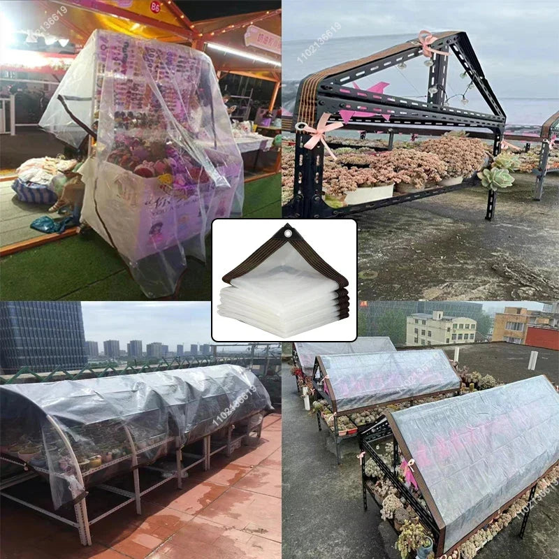 Gardening Transparent Plastic Shelter Film