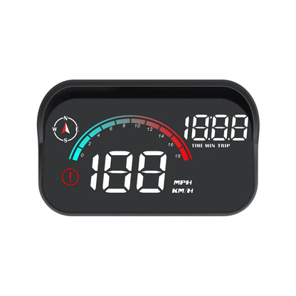 M22 GPS Head-Up Display Universal Speedometer Windshield Projector Black
